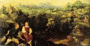 Jan van Scorel Landschaft mit Tobias und dem Engel Spain oil painting artist
